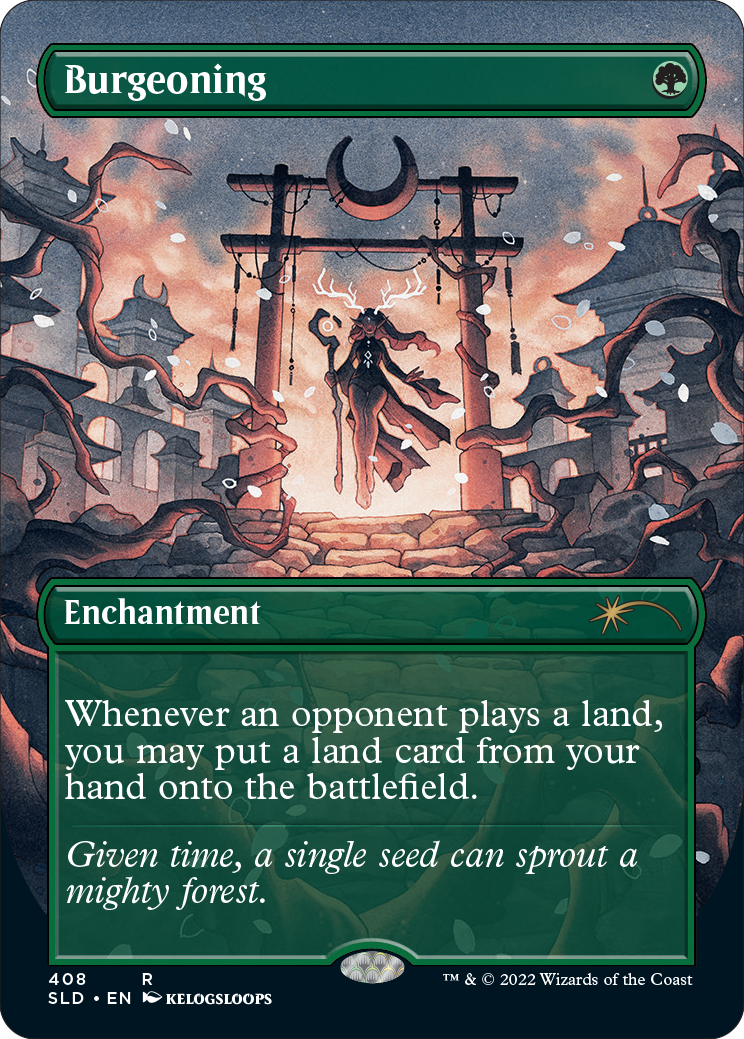 Burgeoning (Borderless) [Secret Lair Drop Series] | Game Master's Emporium (The New GME)