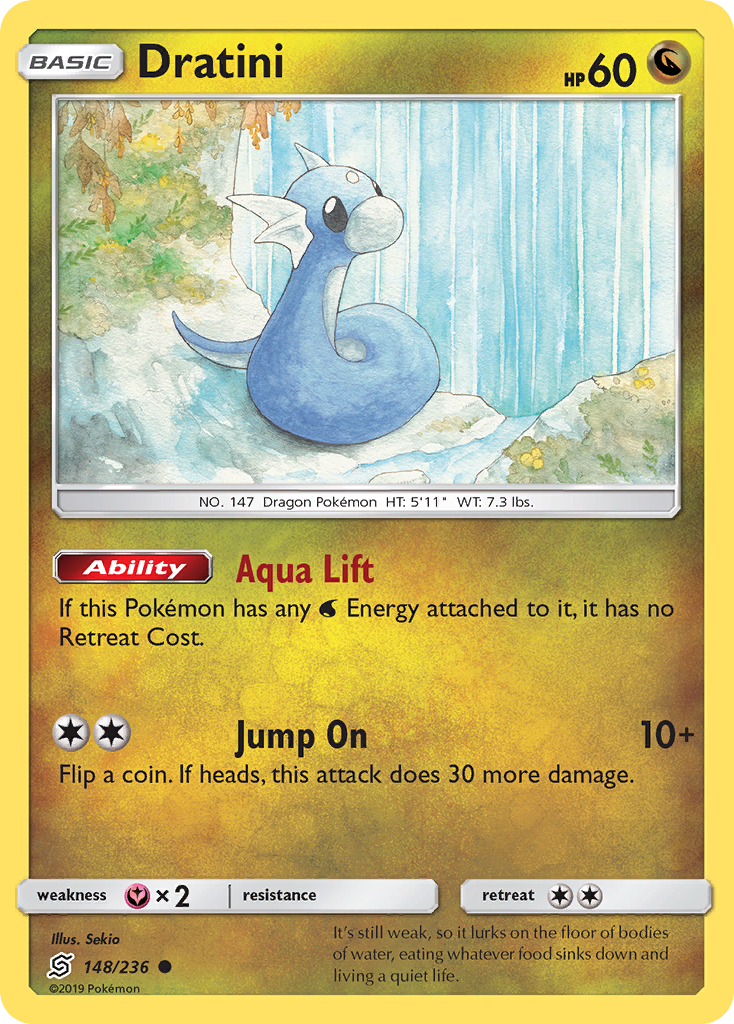 Dratini (148/236) [Sun & Moon: Unified Minds] | Game Master's Emporium (The New GME)