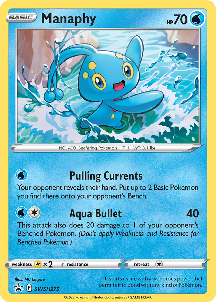 Manaphy (SWSH275) [Sword & Shield: Black Star Promos] | Game Master's Emporium (The New GME)