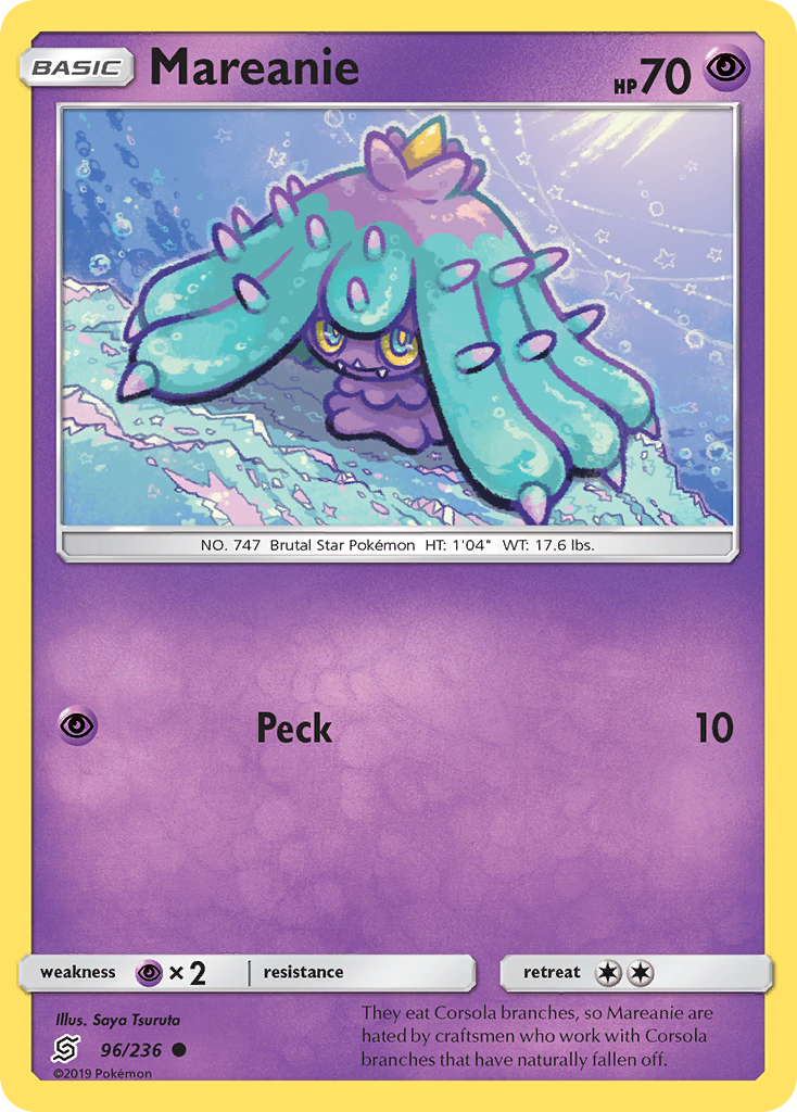 Mareanie (96/236) [Sun & Moon: Unified Minds] | Game Master's Emporium (The New GME)