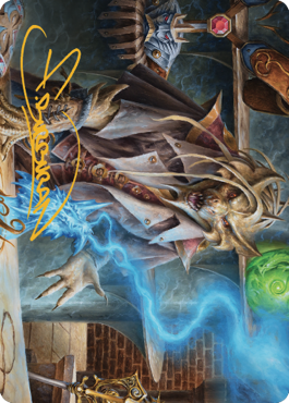 Renari, Merchant of Marvels Art Card (Gold-Stamped Signature) [Commander Legends: Battle for Baldur's Gate Art Series] | Game Master's Emporium (The New GME)