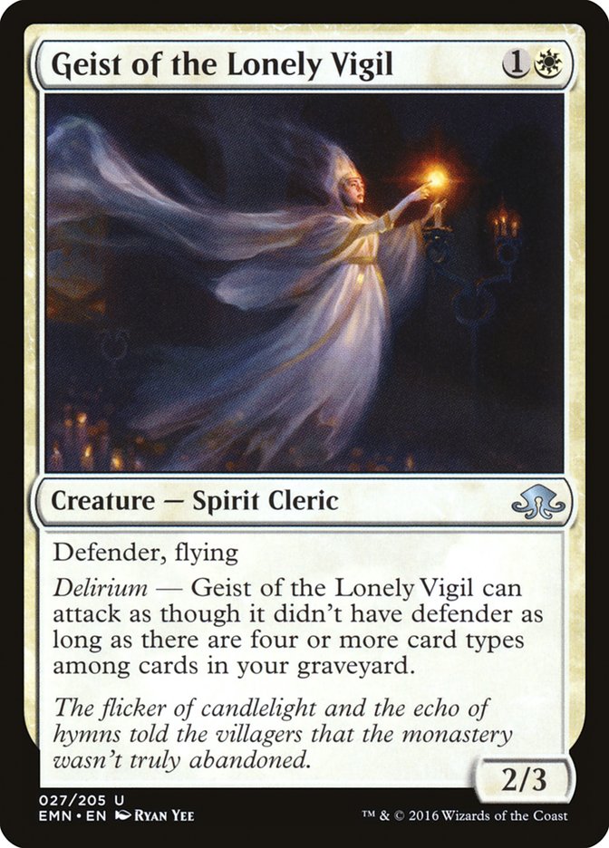 Geist of the Lonely Vigil [Eldritch Moon] | Game Master's Emporium (The New GME)
