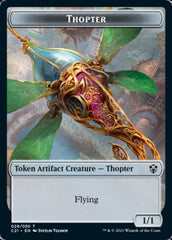 Golem (027) // Thopter Double-Sided Token [Commander 2021 Tokens] | Game Master's Emporium (The New GME)