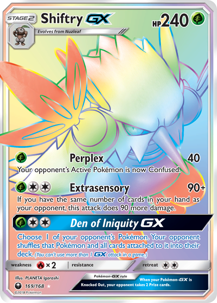 Shiftry GX (169/168) [Sun & Moon: Celestial Storm] | Game Master's Emporium (The New GME)