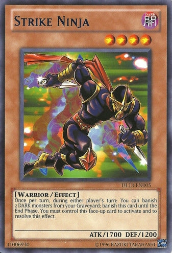 Strike Ninja (Blue) [DL13-EN005] Rare | Game Master's Emporium (The New GME)