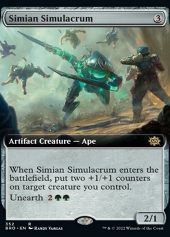 Simian Simulacrum (Extended Art) [The Brothers' War] | Game Master's Emporium (The New GME)