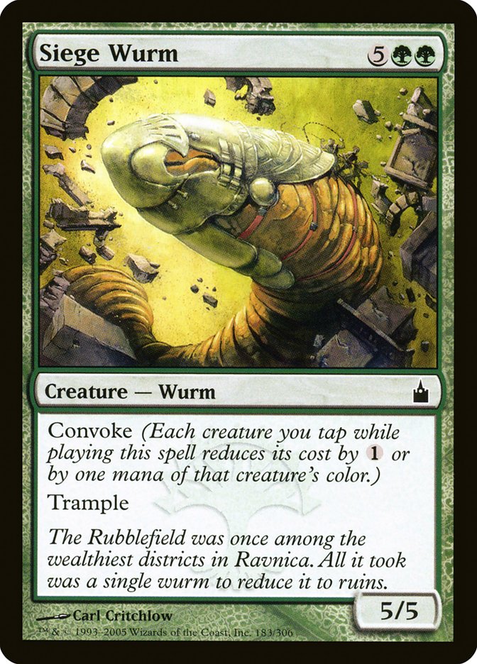 Siege Wurm [Ravnica: City of Guilds] | Game Master's Emporium (The New GME)