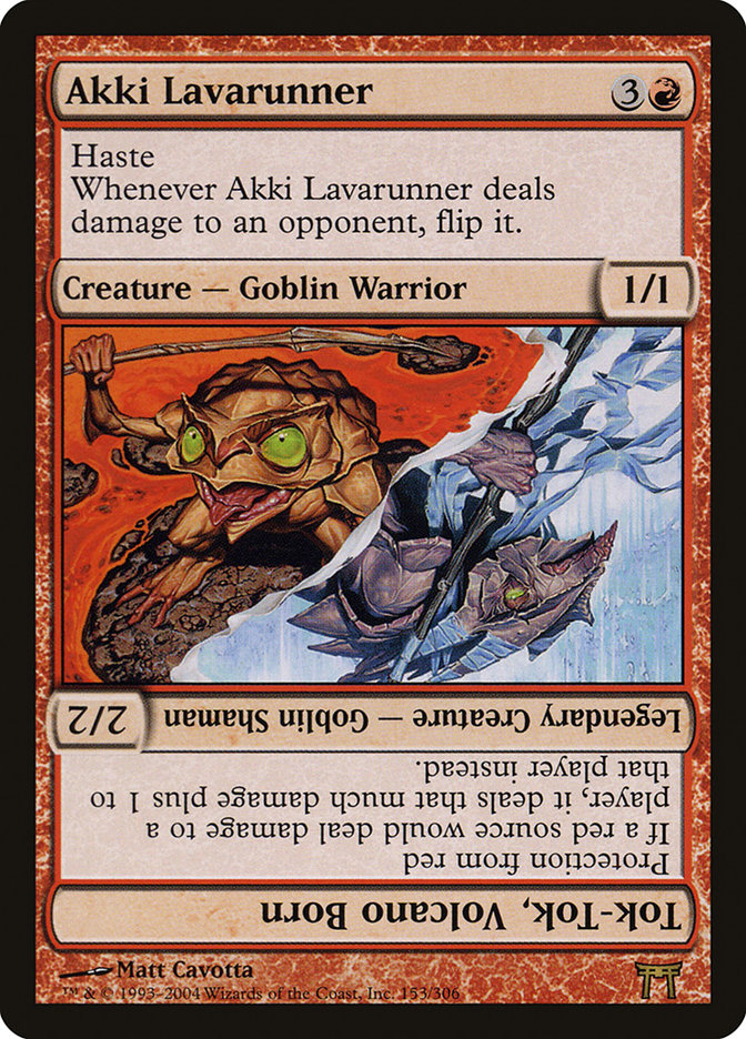 Akki Lavarunner // Tok-Tok, Volcano Born [Champions of Kamigawa] | Game Master's Emporium (The New GME)