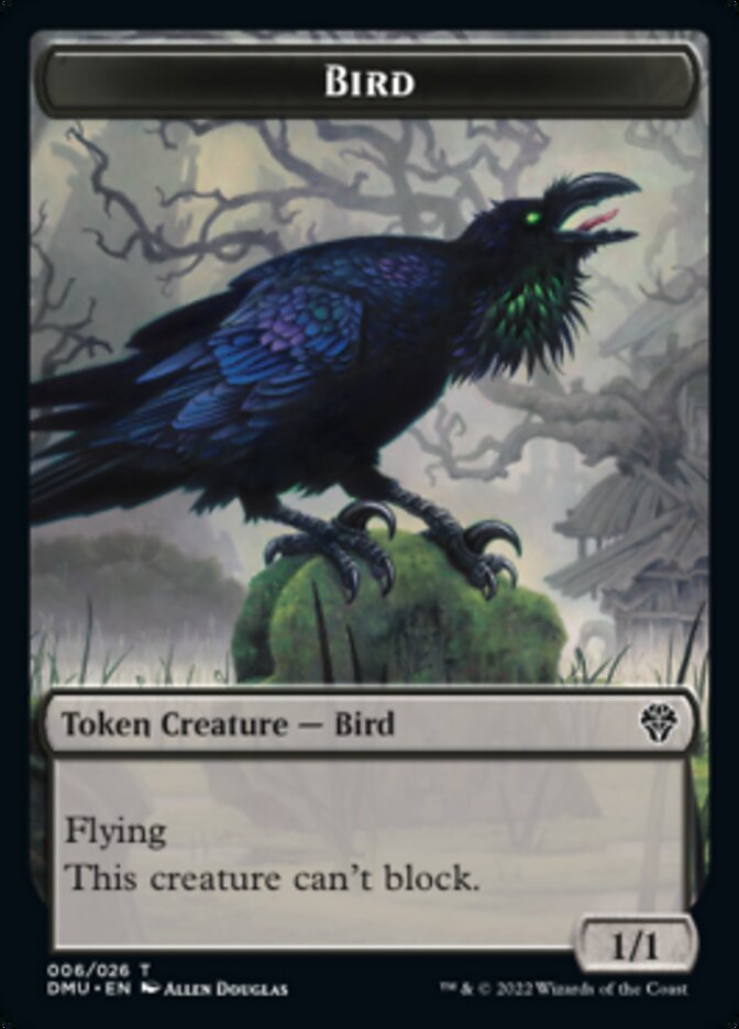 Soldier // Bird (006) Double-Sided Token [Dominaria United Tokens] | Game Master's Emporium (The New GME)