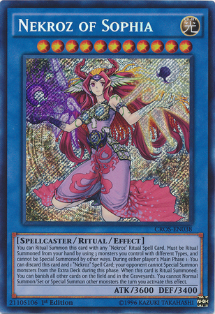 Nekroz of Sophia [CROS-EN038] Secret Rare | Game Master's Emporium (The New GME)