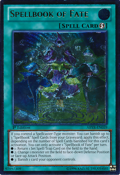 Spellbook of Fate (UTR) [ABYR-EN059] Ultimate Rare | Game Master's Emporium (The New GME)