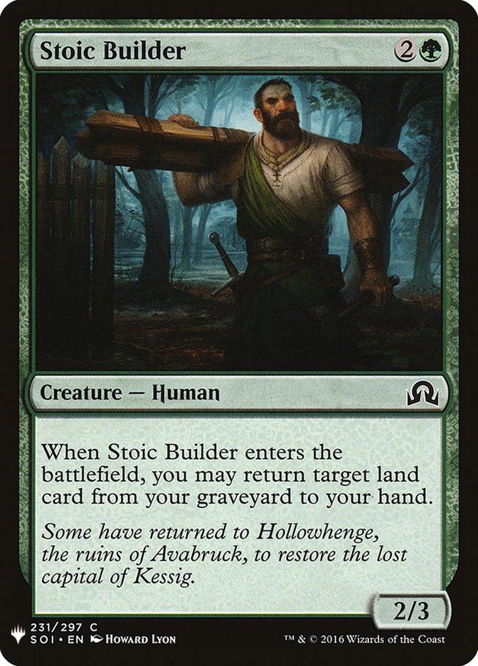 Stoic Builder [Mystery Booster] | Game Master's Emporium (The New GME)