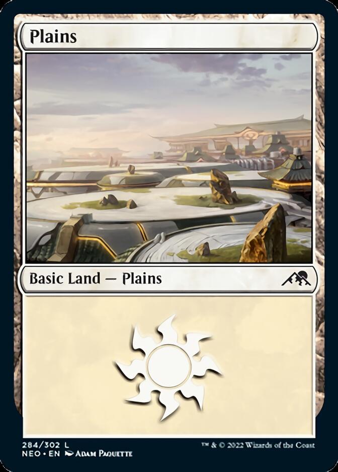 Plains (284) [Kamigawa: Neon Dynasty] | Game Master's Emporium (The New GME)