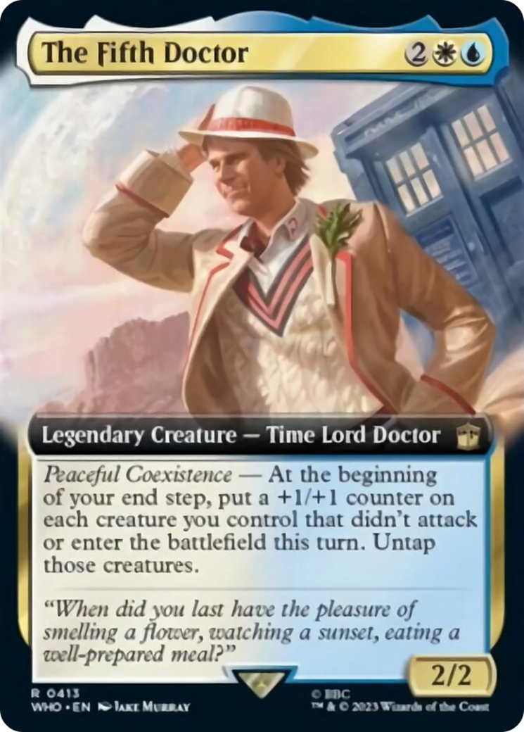 The Fifth Doctor (Extended Art) [Doctor Who] | Game Master's Emporium (The New GME)