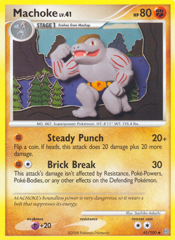 Machoke (41/100) [Diamond & Pearl: Stormfront] | Game Master's Emporium (The New GME)