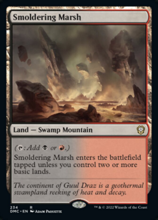 Smoldering Marsh [Dominaria United Commander] | Game Master's Emporium (The New GME)