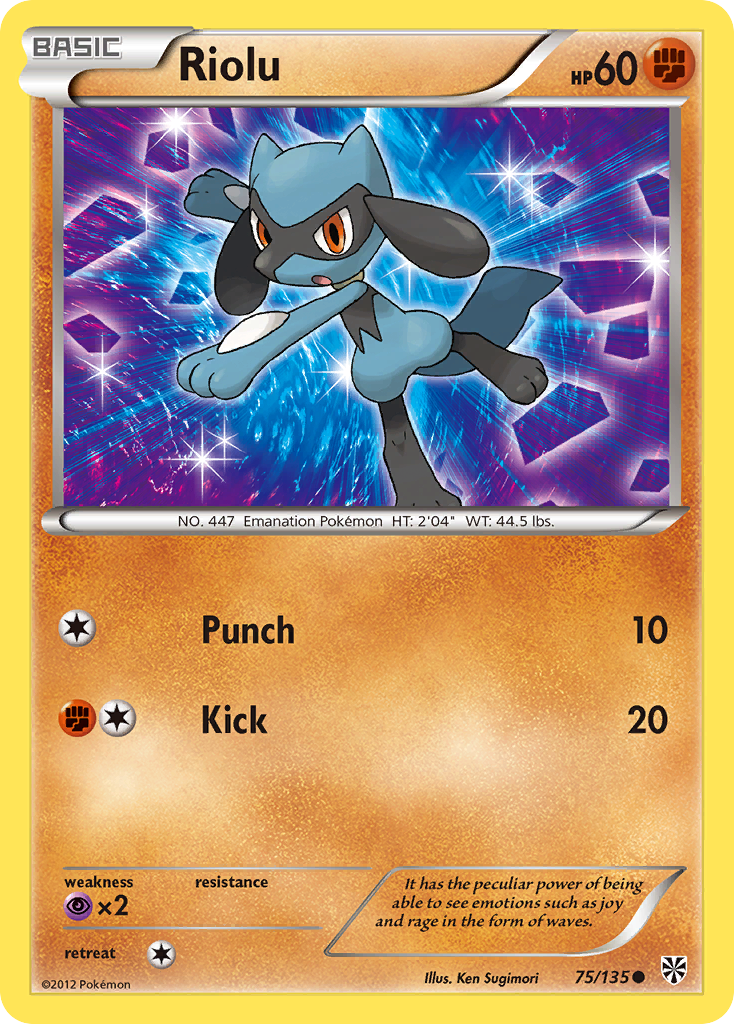 Riolu (75/135) [Black & White: Plasma Storm] | Game Master's Emporium (The New GME)