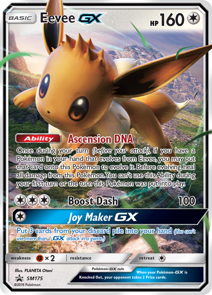 Eevee GX (SM175) (Jumbo Card) [Sun & Moon: Black Star Promos] | Game Master's Emporium (The New GME)