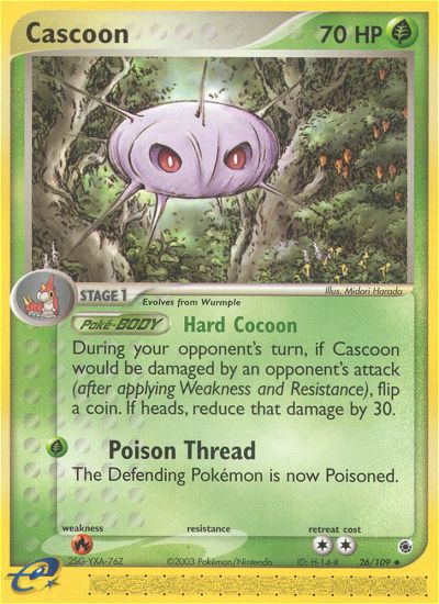 Cascoon (26/109) [EX: Ruby & Sapphire] | Game Master's Emporium (The New GME)