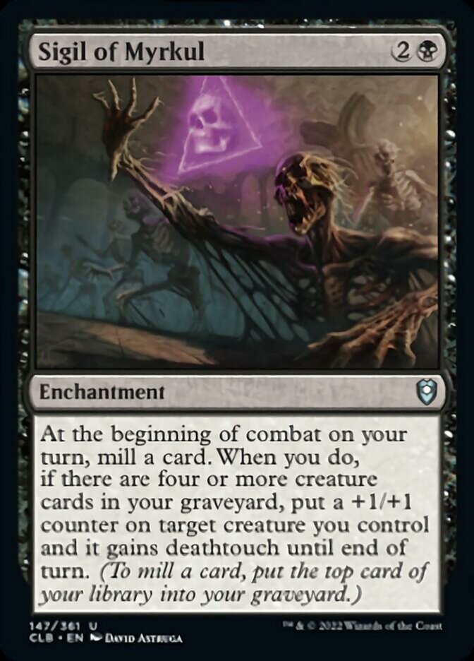 Sigil of Myrkul [Commander Legends: Battle for Baldur's Gate] | Game Master's Emporium (The New GME)