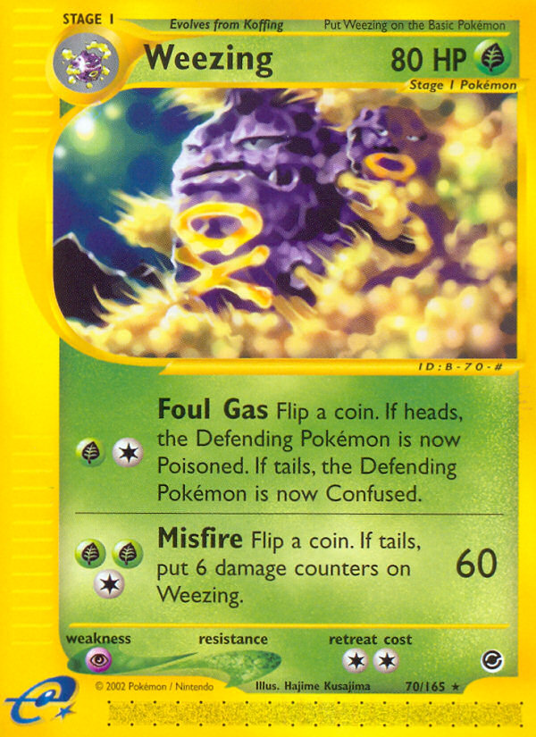 Weezing (70/165) [Expedition: Base Set] | Game Master's Emporium (The New GME)