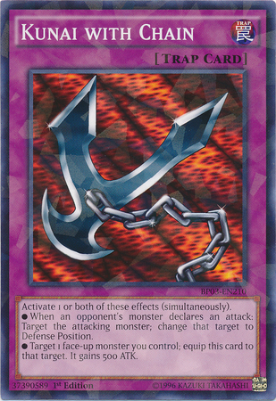 Kunai with Chain [BP03-EN210] Shatterfoil Rare | Game Master's Emporium (The New GME)