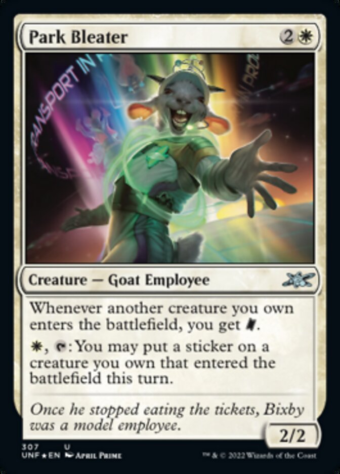Park Bleater (Galaxy Foil) [Unfinity] | Game Master's Emporium (The New GME)
