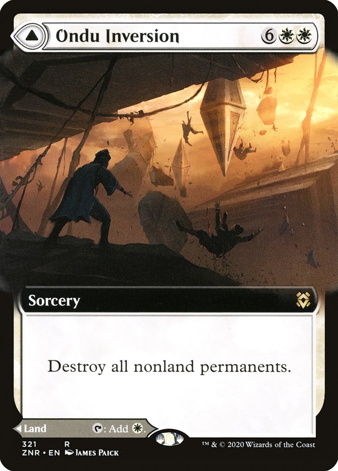 Ondu Inversion // Ondu Skyruins (Extended Art) [Zendikar Rising] | Game Master's Emporium (The New GME)