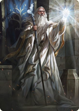 Gandalf the White Art Card [The Lord of the Rings: Tales of Middle-earth Art Series] | Game Master's Emporium (The New GME)