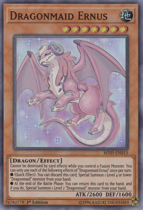 Dragonmaid Ernus [MYFI-EN015] Super Rare | Game Master's Emporium (The New GME)