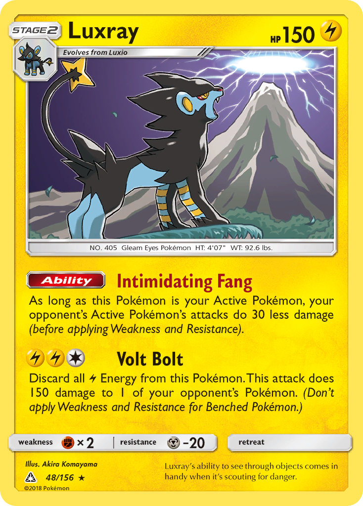 Luxray (48/156) [Sun & Moon: Ultra Prism] | Game Master's Emporium (The New GME)