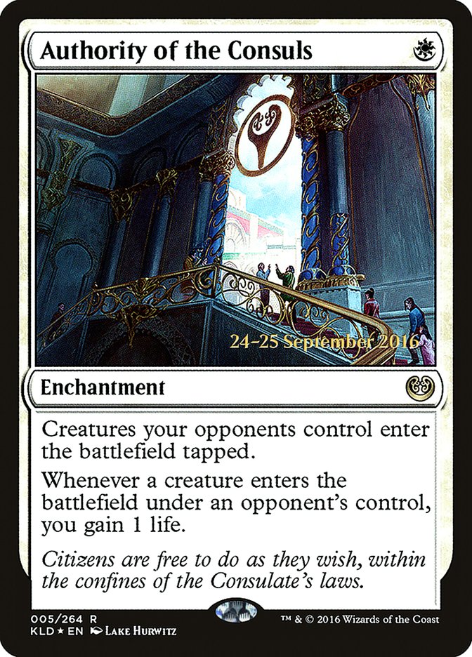 Authority of the Consuls [Kaladesh Prerelease Promos] | Game Master's Emporium (The New GME)