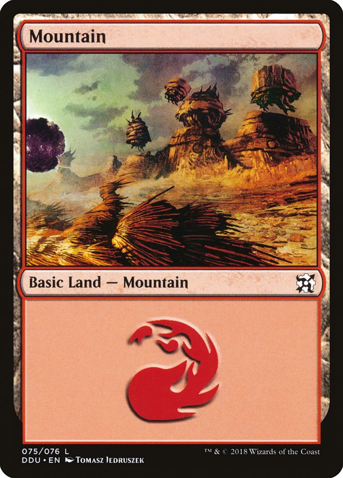 Mountain (75) [Duel Decks: Elves vs. Inventors] | Game Master's Emporium (The New GME)