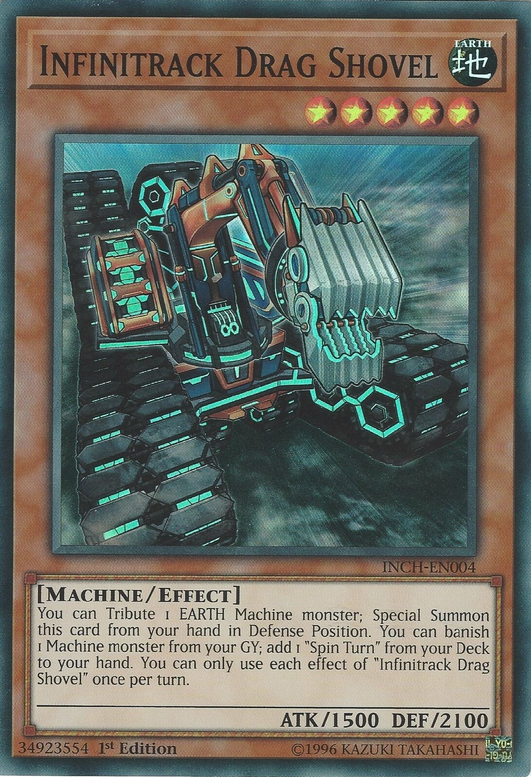 Infinitrack Drag Shovel [INCH-EN004] Super Rare | Game Master's Emporium (The New GME)