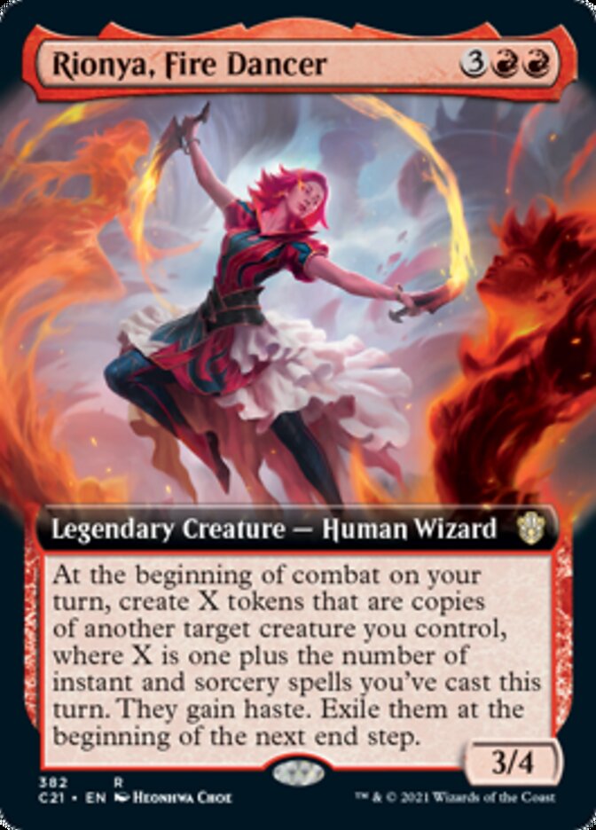Rionya, Fire Dancer (Extended Art) [Commander 2021] | Game Master's Emporium (The New GME)