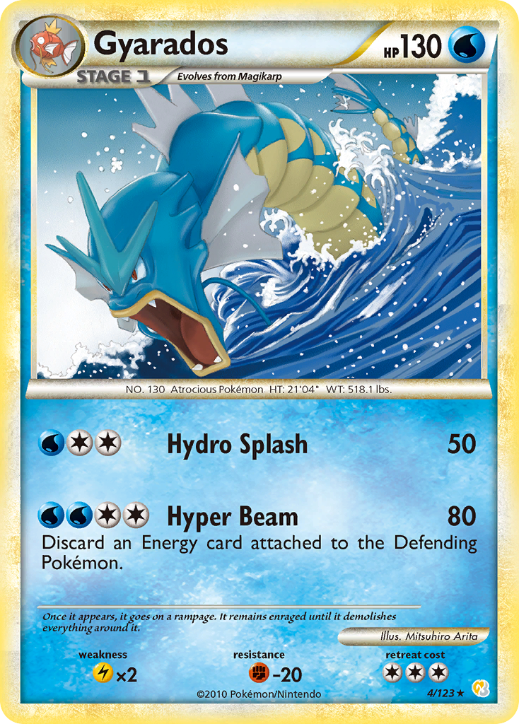 Gyarados (4/123) [HeartGold & SoulSilver: Base Set] | Game Master's Emporium (The New GME)