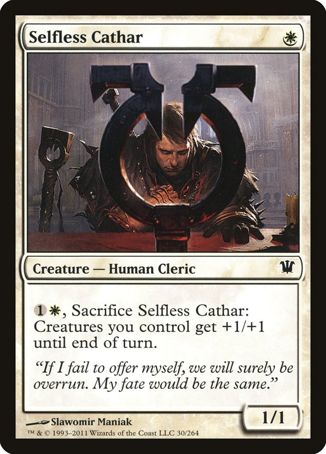 Selfless Cathar [Innistrad] | Game Master's Emporium (The New GME)