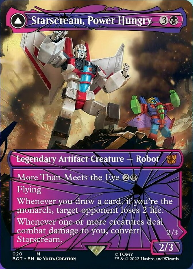 Starscream, Power Hungry // Starscream, Seeker Leader (Shattered Glass) [Transformers] | Game Master's Emporium (The New GME)