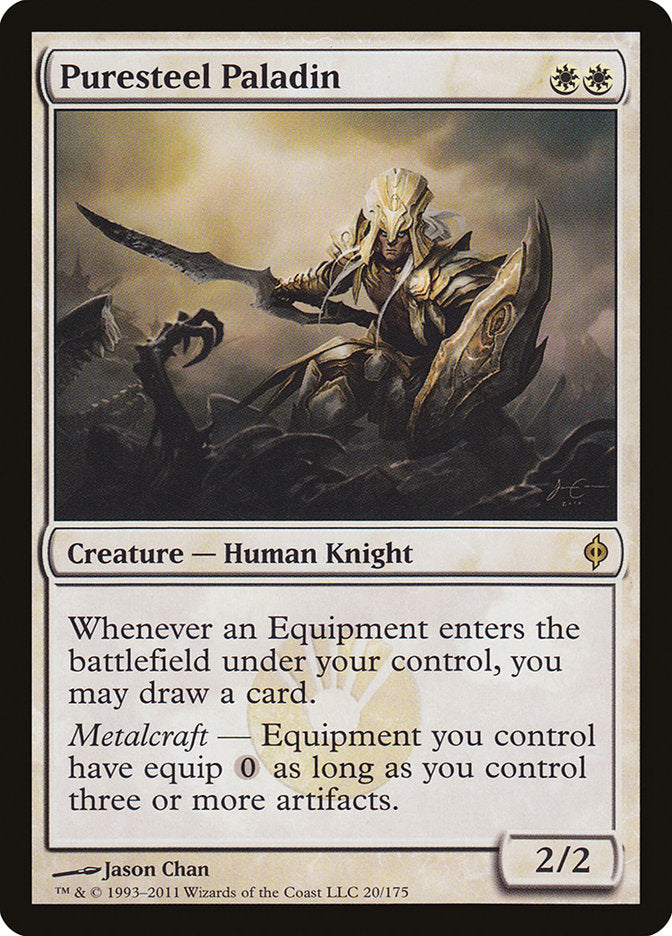 Puresteel Paladin [New Phyrexia] | Game Master's Emporium (The New GME)