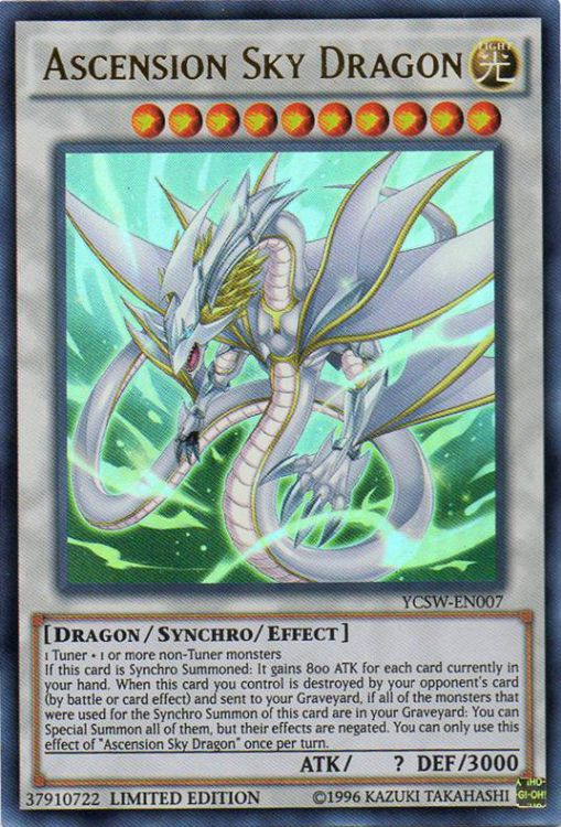 Ascension Sky Dragon [YCSW-EN007] Ultra Rare | Game Master's Emporium (The New GME)