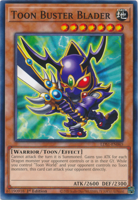 Toon Buster Blader [LDS1-EN065] Common | Game Master's Emporium (The New GME)