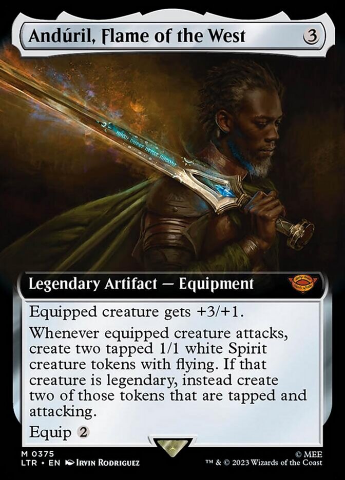 Anduril, Flame of the West (Extended Art) [The Lord of the Rings: Tales of Middle-Earth] | Game Master's Emporium (The New GME)