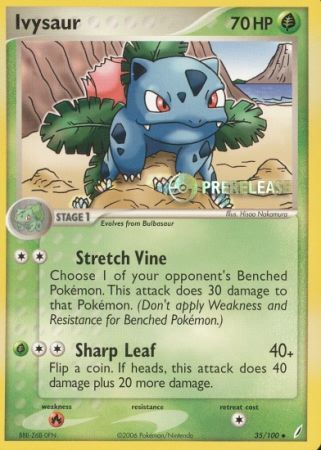 Ivysaur (35/100) (Prerelease Promo) [Nintendo: Black Star Promos] | Game Master's Emporium (The New GME)