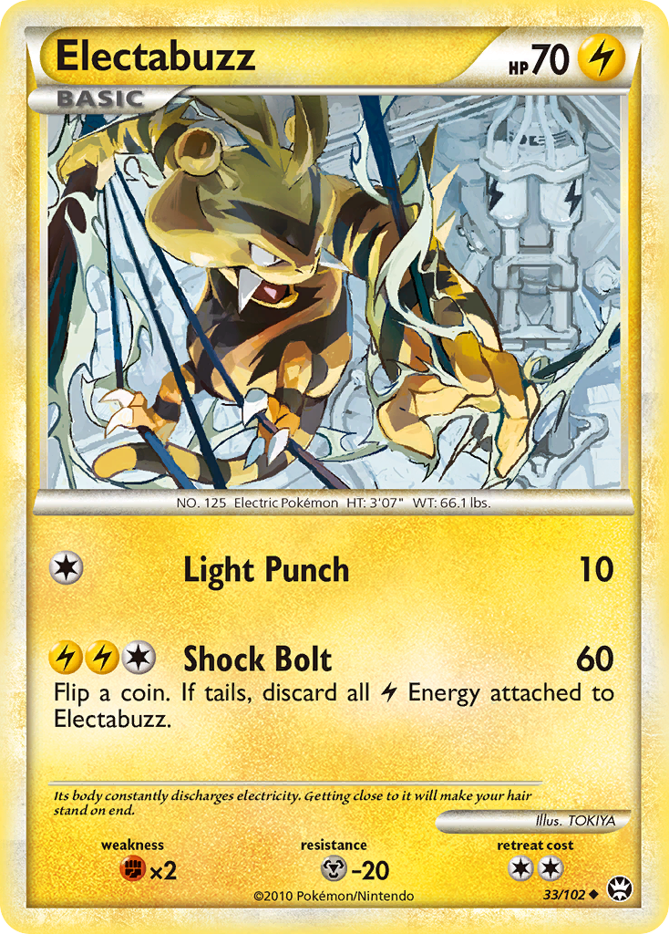 Electabuzz (33/102) [HeartGold & SoulSilver: Triumphant] | Game Master's Emporium (The New GME)