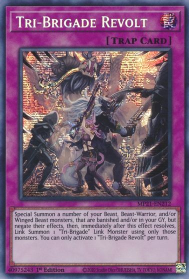 Tri-Brigade Revolt [MP21-EN212] Prismatic Secret Rare | Game Master's Emporium (The New GME)