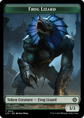 Frog Lizard // Merfolk (0003) Double-Sided Token [The Lost Caverns of Ixalan Commander Tokens] | Game Master's Emporium (The New GME)