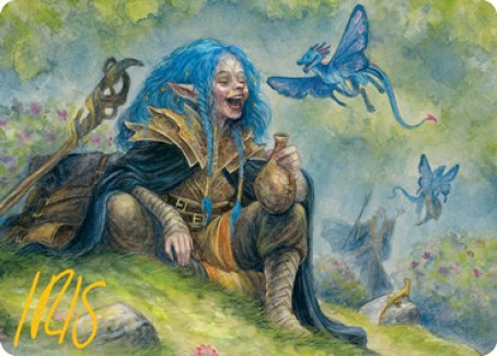 Feywild Trickster Art Card (Gold-Stamped Signature) [Dungeons & Dragons: Adventures in the Forgotten Realms Art Series] | Game Master's Emporium (The New GME)