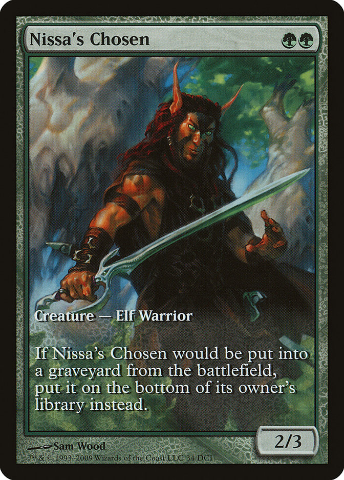 Nissa's Chosen (Game Day) (Extended Art) [Zendikar Promos] | Game Master's Emporium (The New GME)