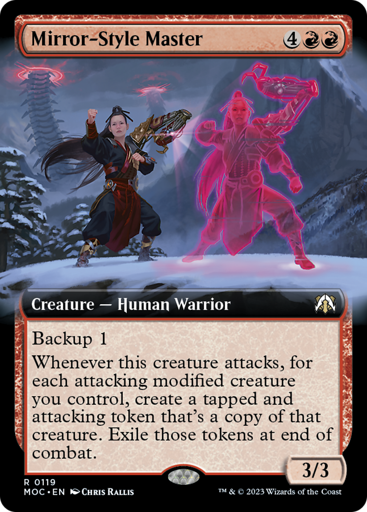 Mirror-Style Master (Extended Art) [March of the Machine Commander] | Game Master's Emporium (The New GME)