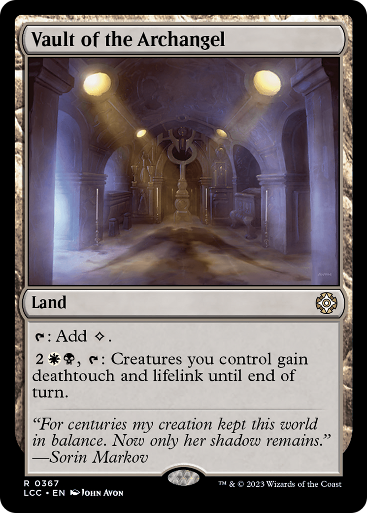 Vault of the Archangel [The Lost Caverns of Ixalan Commander] | Game Master's Emporium (The New GME)